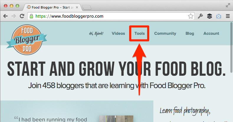 Food Blogger Pro Tools