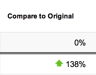 Google Experiments - Compare to Original