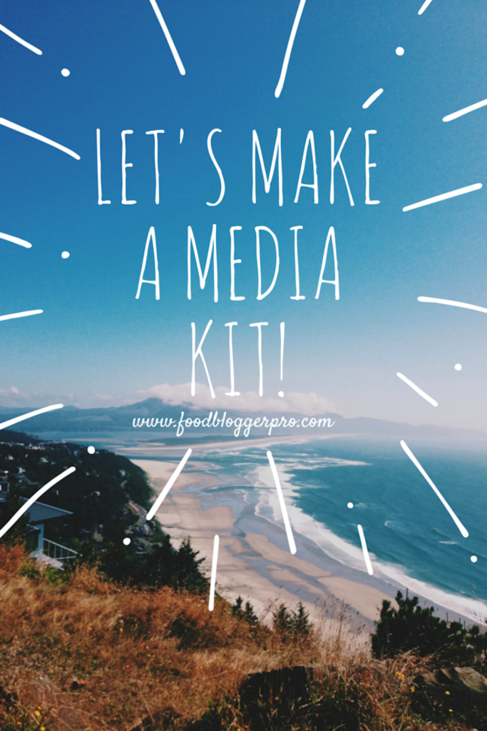 Food Blogger Pro Make a Media Kit