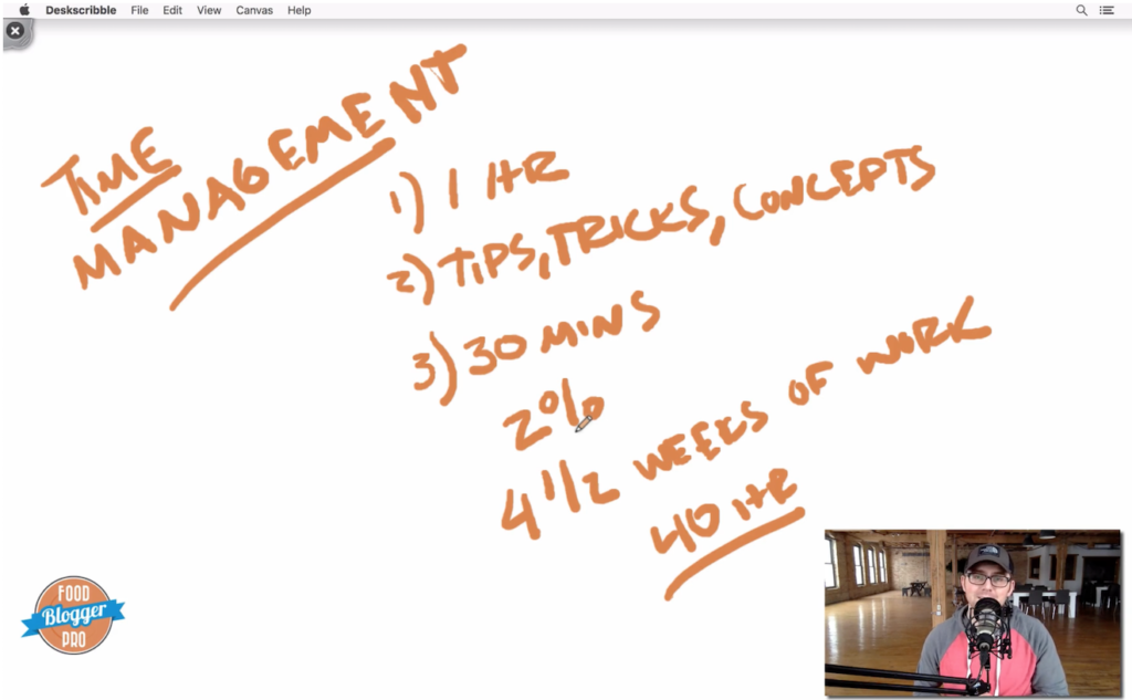 Food Blogger Pro Time Management Course