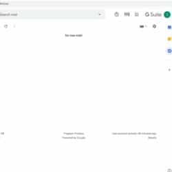 A screenshot of gmail at Inbox Zero