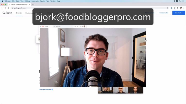 Course conclusion for Food Blogger Pro's G Suite course