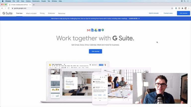 Introduction to G Suite course for Food Blogger Pro