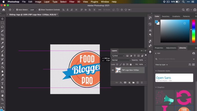 Screenshot of animating a GIF in Photoshop
