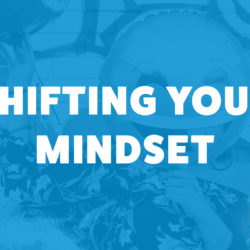 Person with a smiling emoji balloon head the title of Eden Westbrook's episode on the Food Blogger Pro Podcast, 'Shifting Your Mindset.'