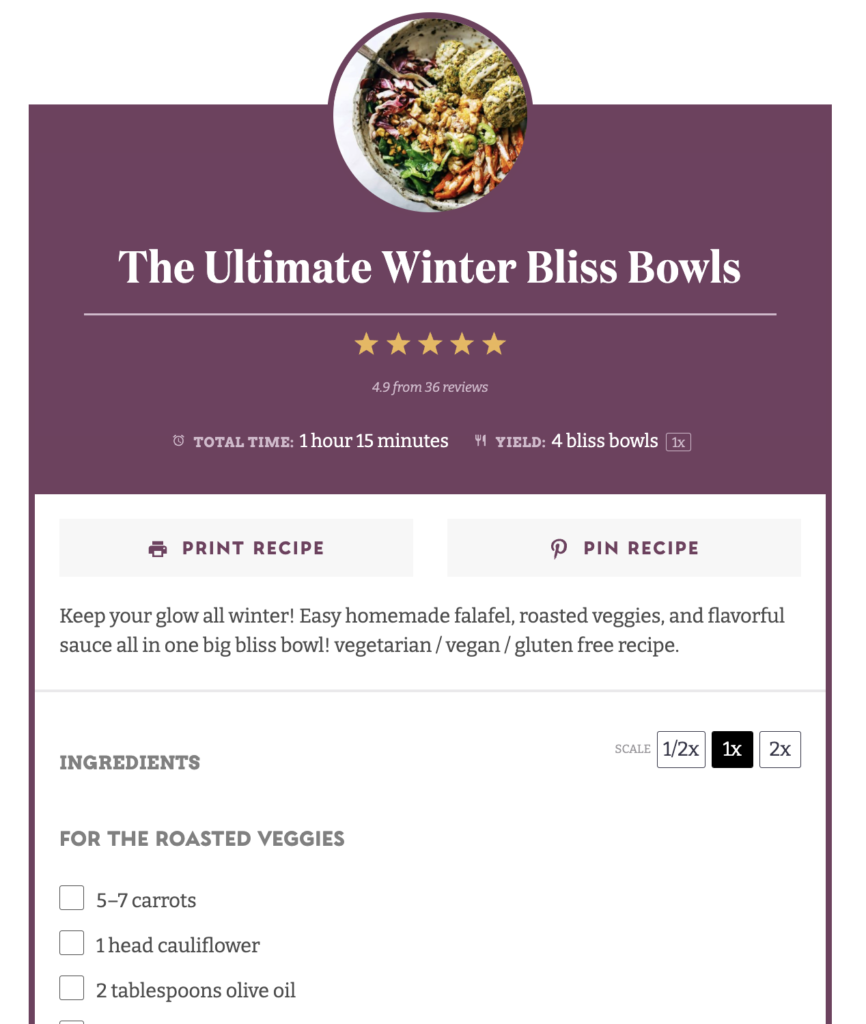 Ultimate Winter Bliss Bowls recipe on Pinch of Yum
