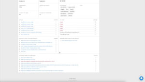 the Clariti post explorer page with external links, internal links, image links, alt text, and categories