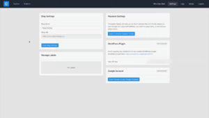 the Clariti Blog, payment, WordPress, Google, and labels setting page