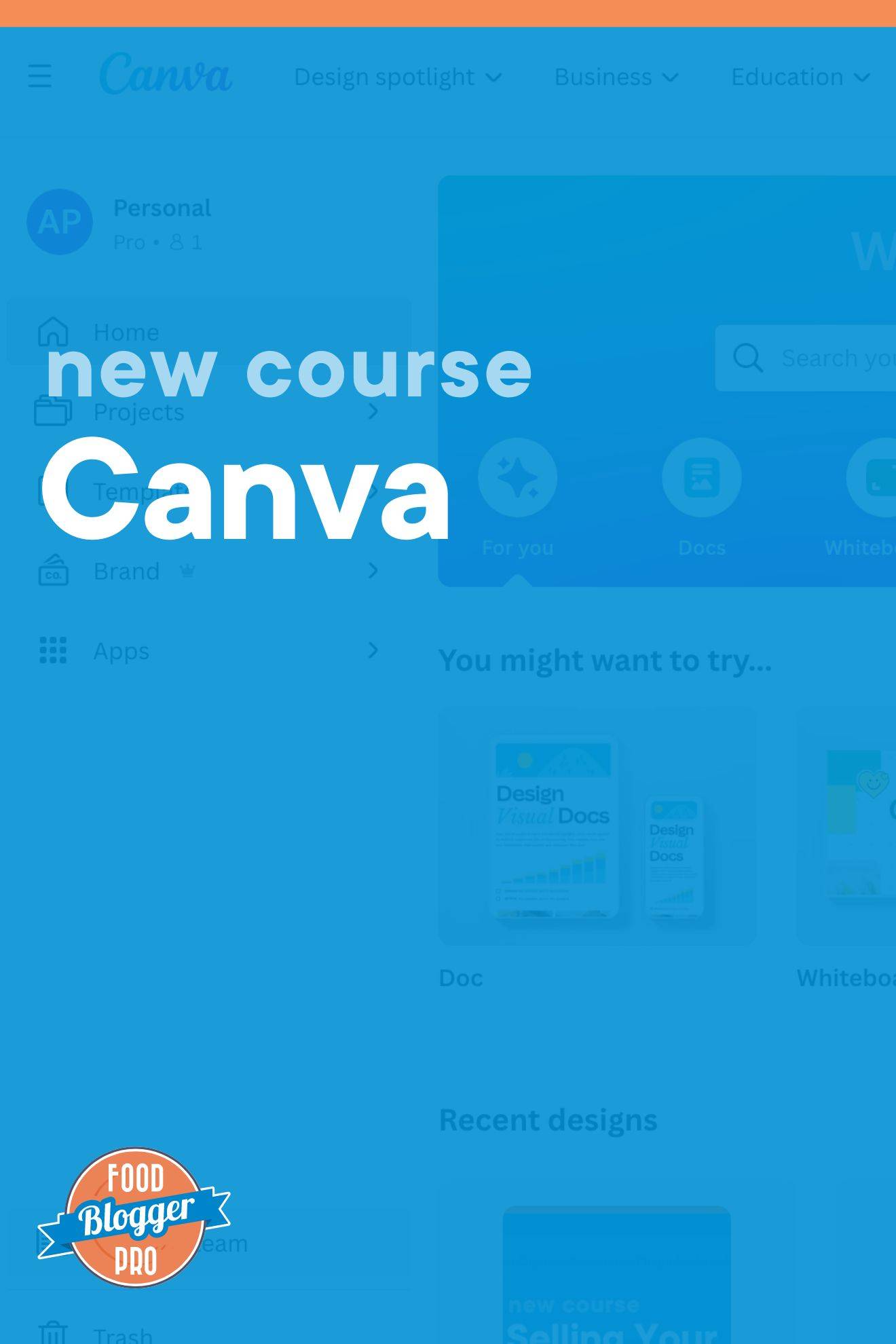 New course on Canva