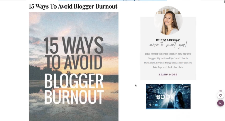 Thumbnail for avoiding blogger burnout